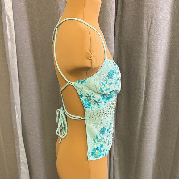 Peppermayo Aqua Floral Camisole - Picture 8 of 13